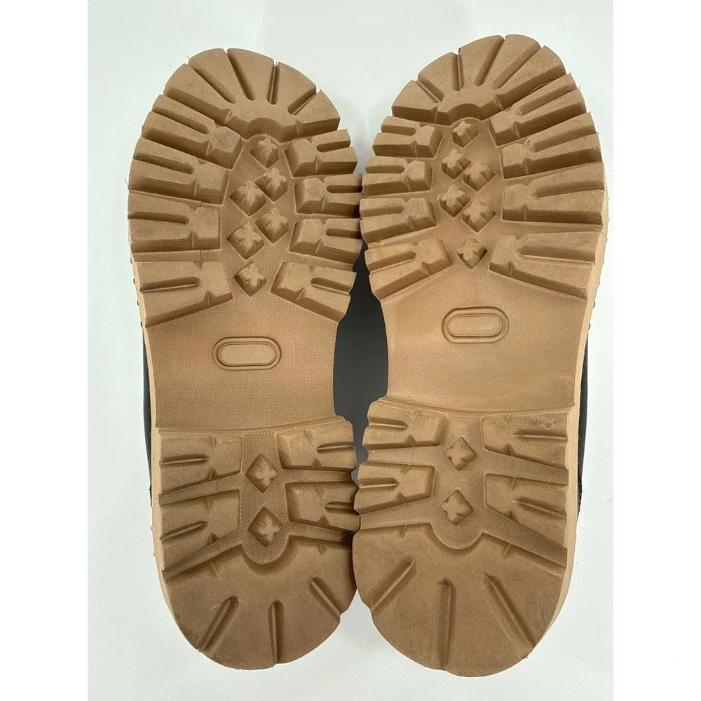 Overland Loafers Womens Margo 10 Black Sheepskin‎ Leather Penny Shoes